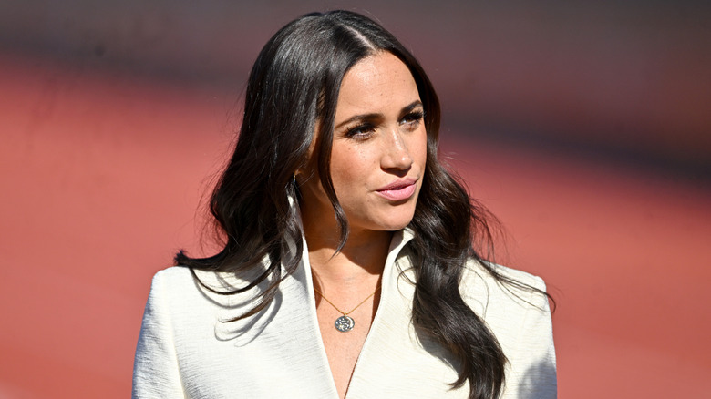 Meghan, Duchess of Sussex attends day two of the Invictus Games 2020 at Zuiderpark on April 17, 2022 in The Hague, Netherlands.
