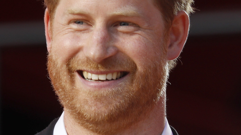 Prince Harry smiling