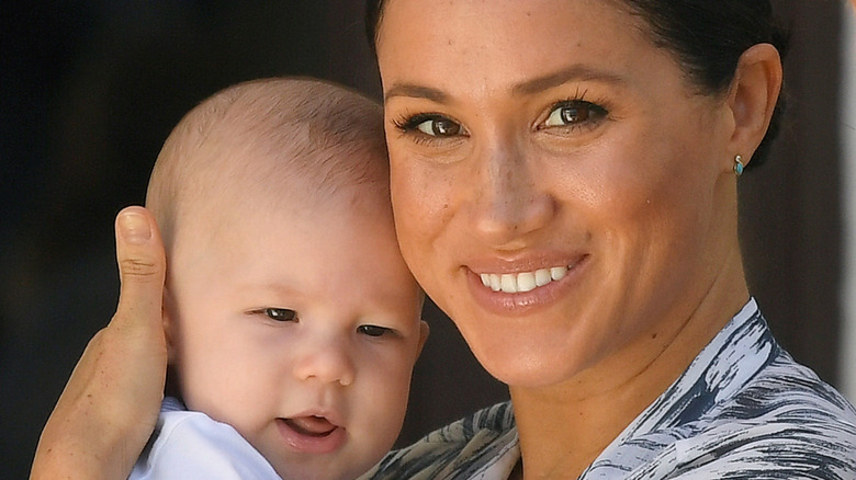 Meghan and Archie together on tour