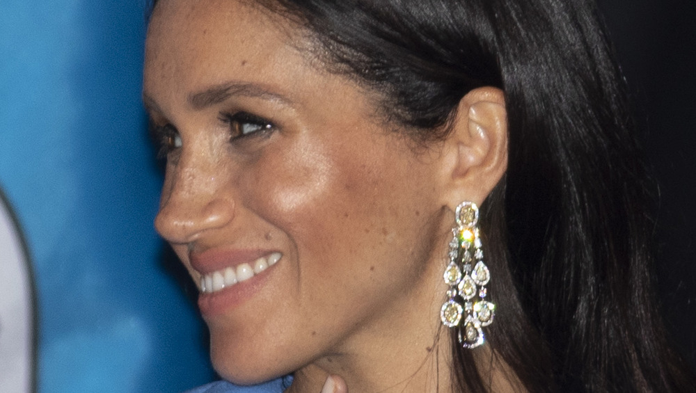 Meghan Markle at a state dinner in Fiji