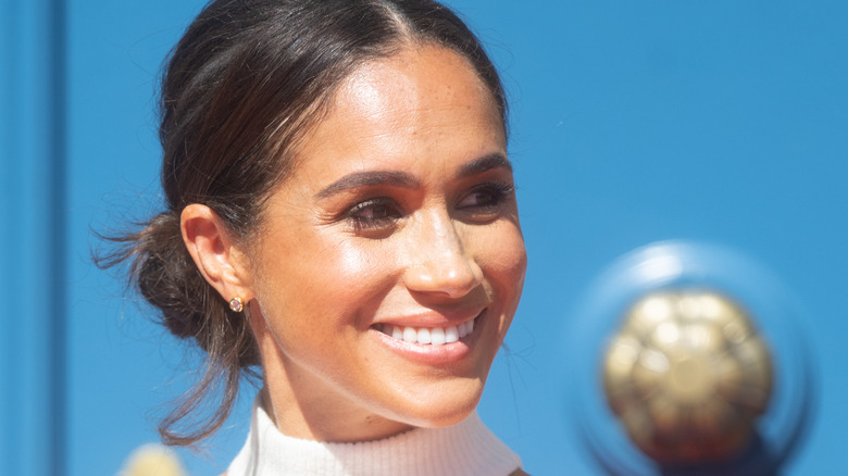 Meghan Markle smiling