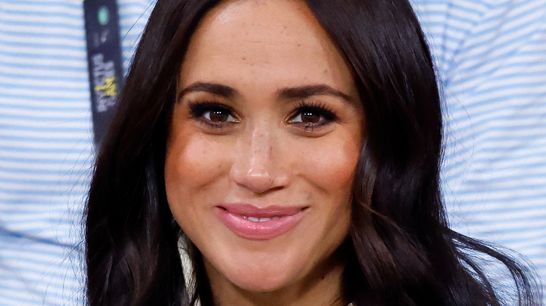 Meghan Markle watching a volleyball game at the Invictus Games