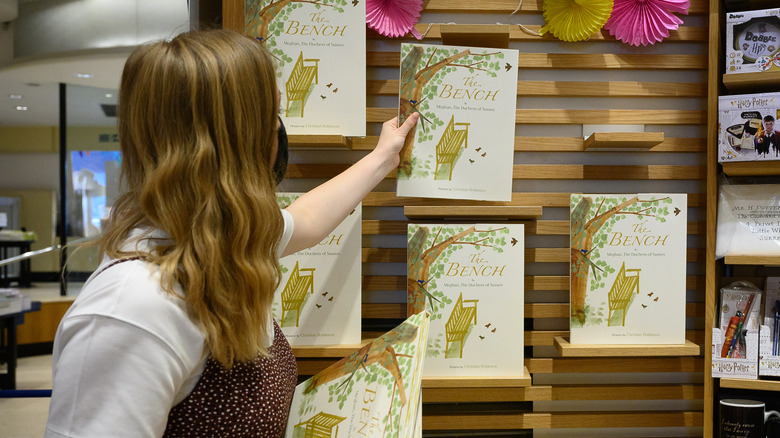 The Bench on bookstore display