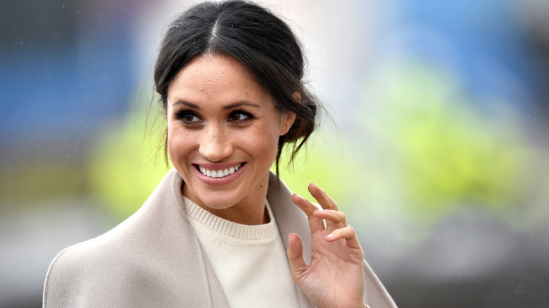 Meghan Markle smiling