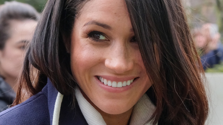 Meghan Markle smiling