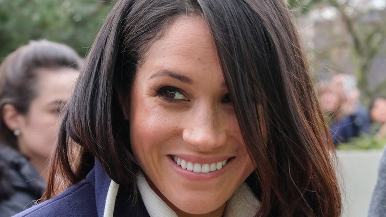 Meghan Markle smiling