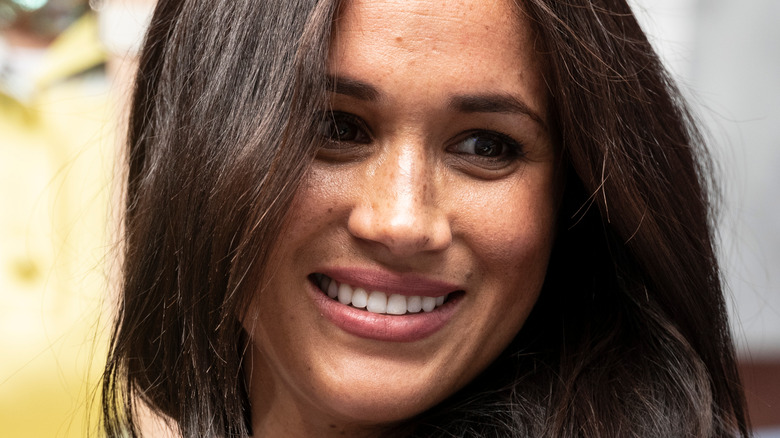 Meghan Markle smiling 