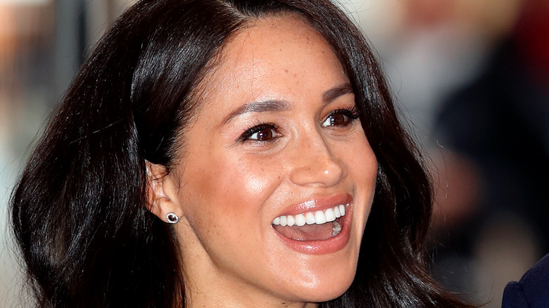 Meghan Markle smiling