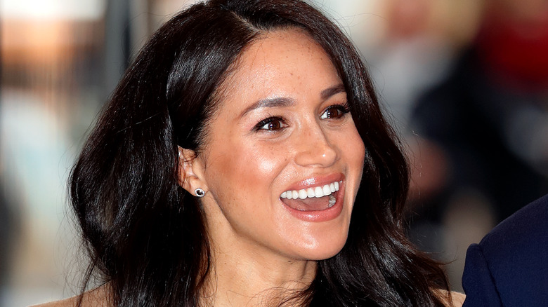 Meghan Markle smiling