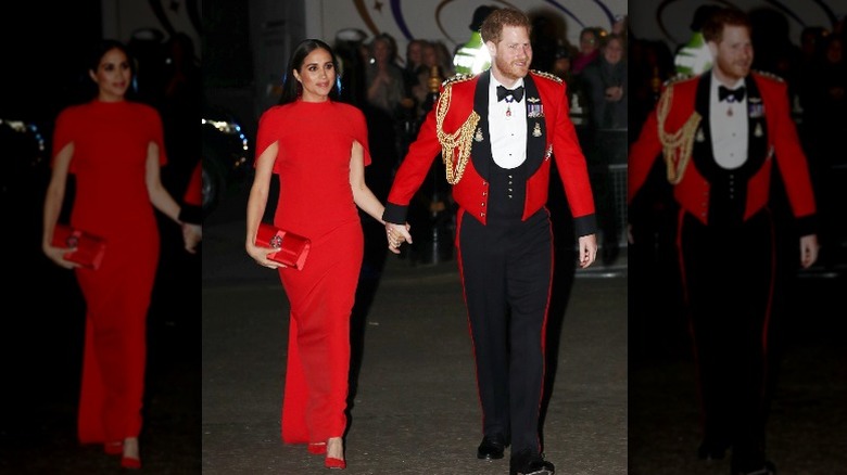 Meghan Markle and Prince Harry holding hands