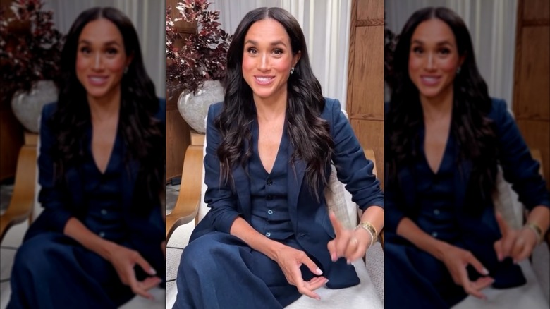 Meghan Markle smiling