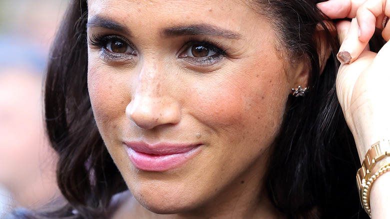 Meghan Markle smiling