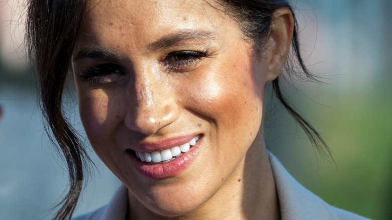 Meghan Markle smiling 