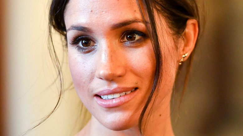 Closeup of Meghan Markle