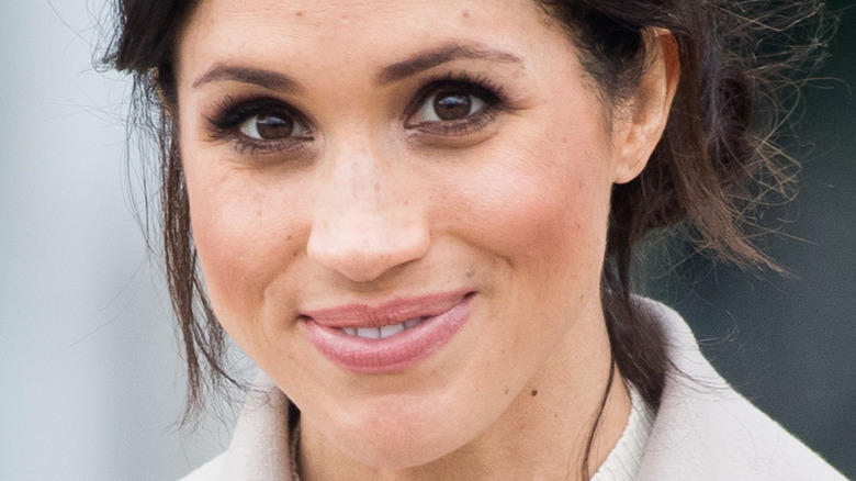 Meghan Markle shares a smile