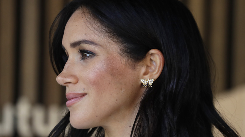 Meghan Markle smiling at event