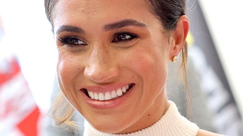 Meghan Markle close-up smiling