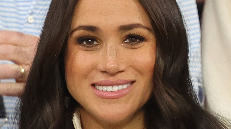 Meghan Markle smiling