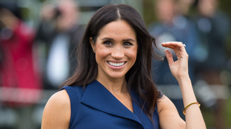 Meghan Markle smiling