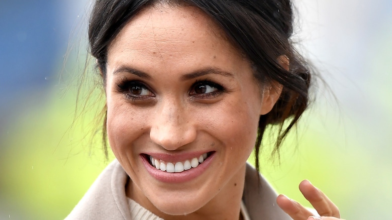 Meghan Markle smiling 