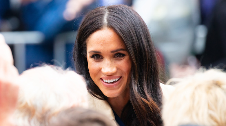 Meghan Markle smiling