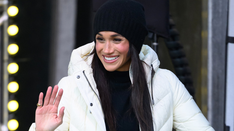 Meghan, Duchess of Sussex waving during the 2025 Invictus Games