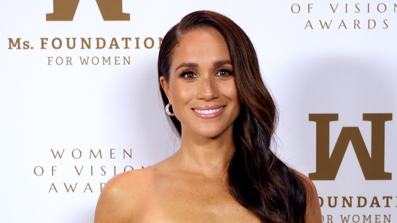 Meghan Markle smiling