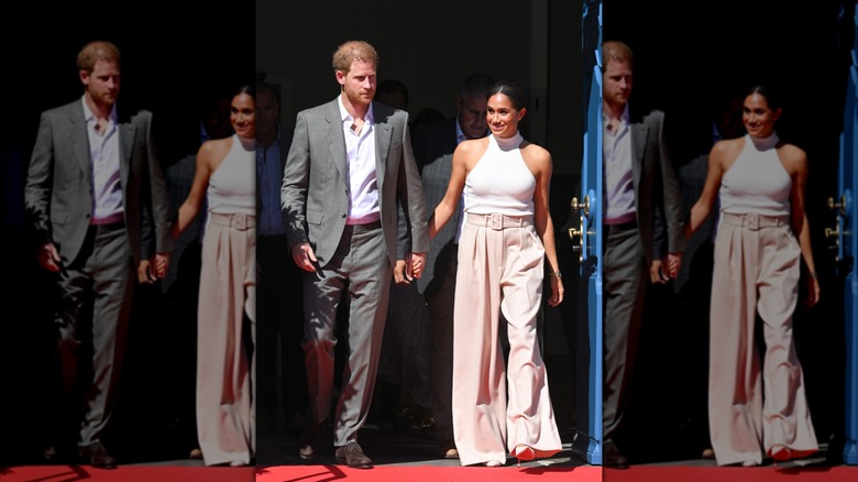 Prince Harry and Meghan Markle at the 2023 Invictus Games