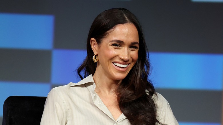 Meghan Markle smiling