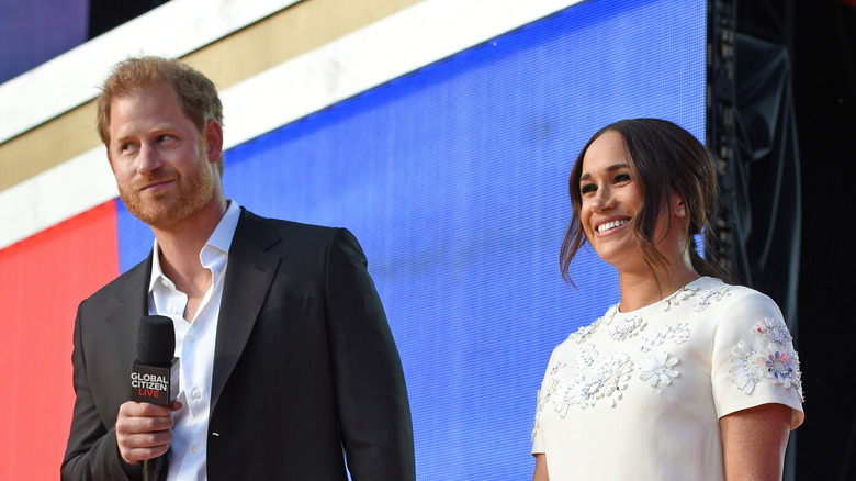 Meghan and Harry at the Global Citizen Festival