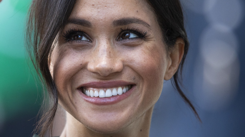 Meghan Markle smiling 