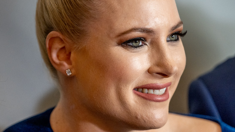 close up of Meghan McCain in profile