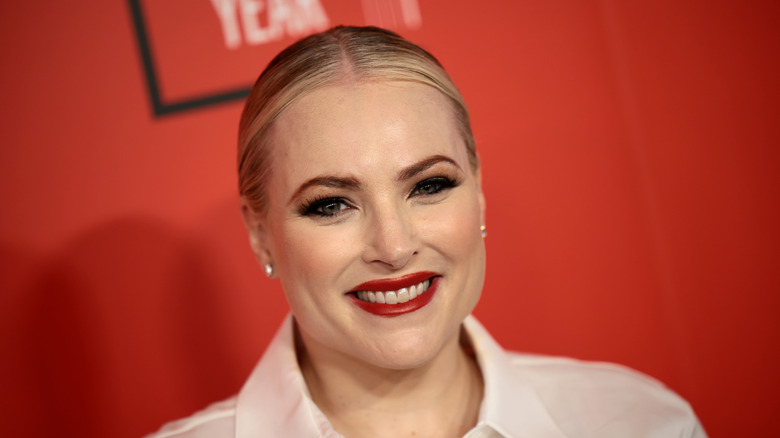 Meghan McCain smiles