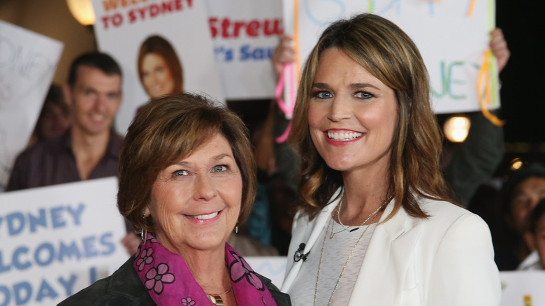 Nancy and Savannah Guthrie smiling