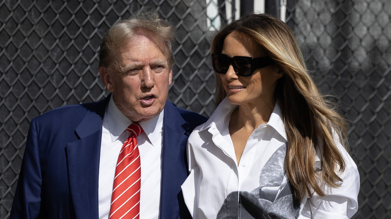 Donald Trump with Melania Trump