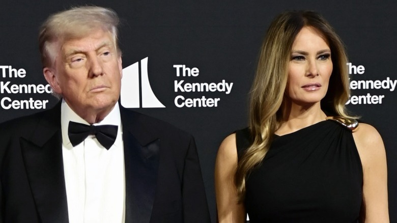 Donald Trump and Melania Trump attend the opening night of "Les Misérables" at the Kennedy Center (2025)