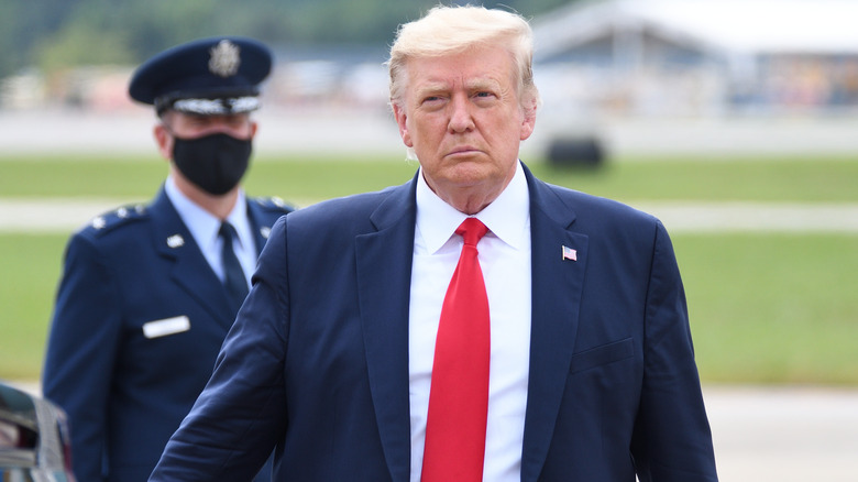 donald trump in suit 
