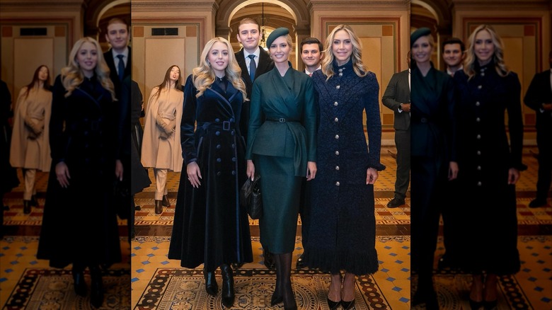 Tiffany, Ivanka, Lara Trump inauguration pose