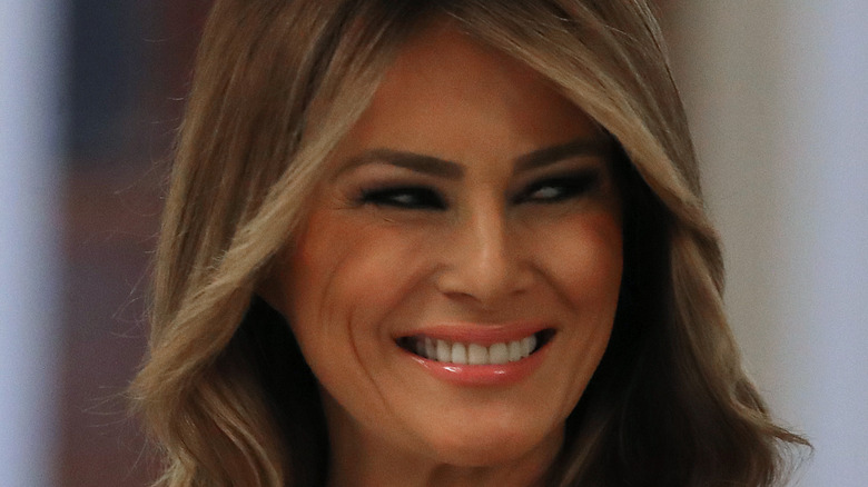 Melania Trump smiling