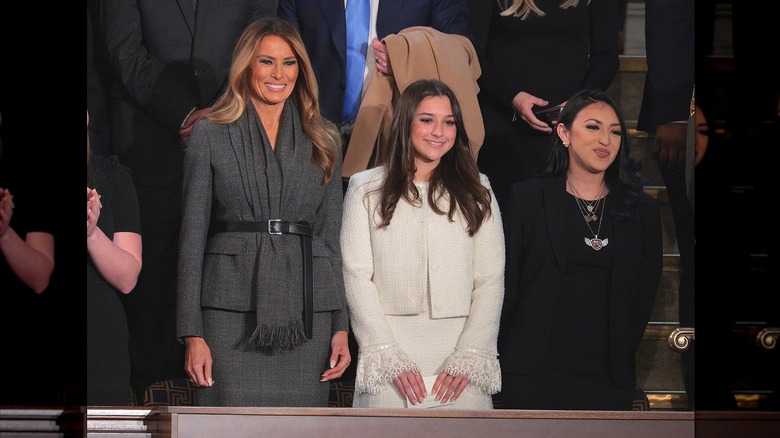 Melania Trump standing in House chamber March 4 2025