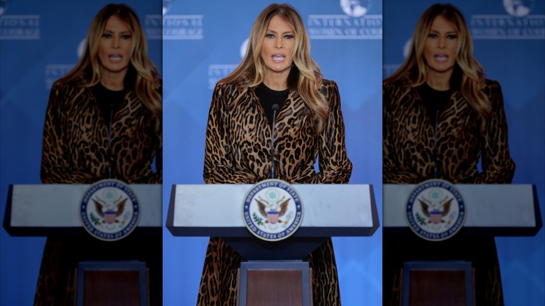 Melania Trump speaking