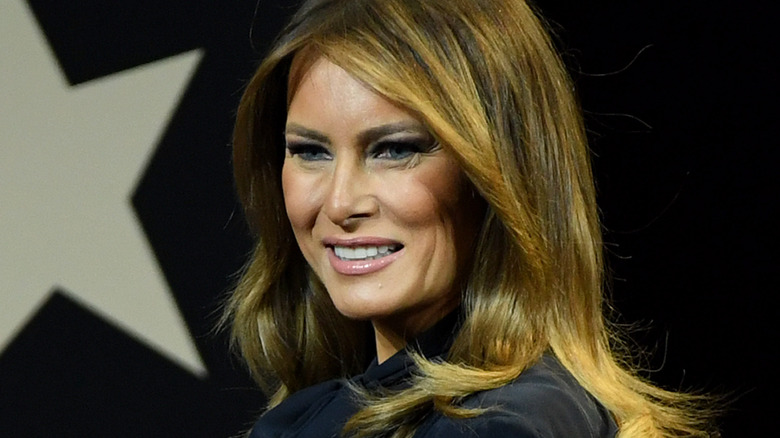 Melania Trump smiling