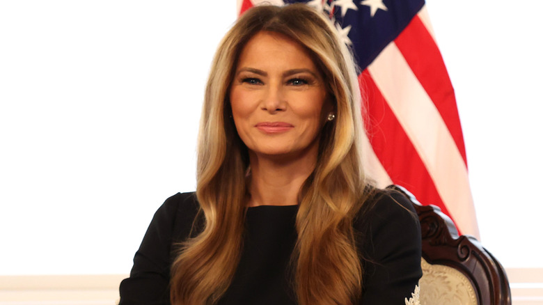 Melania Trump smiling
