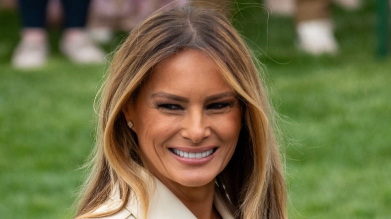 Melania Trump smiling