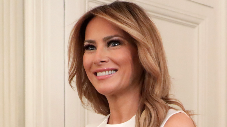 Melania Trump smiling