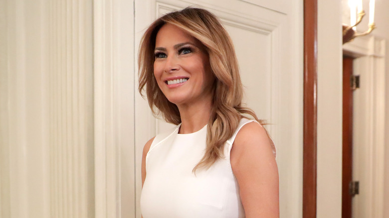 Melania Trump smiling