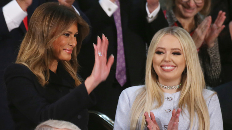 Melania and Tiffany Trump at the State of the Union address, 2019