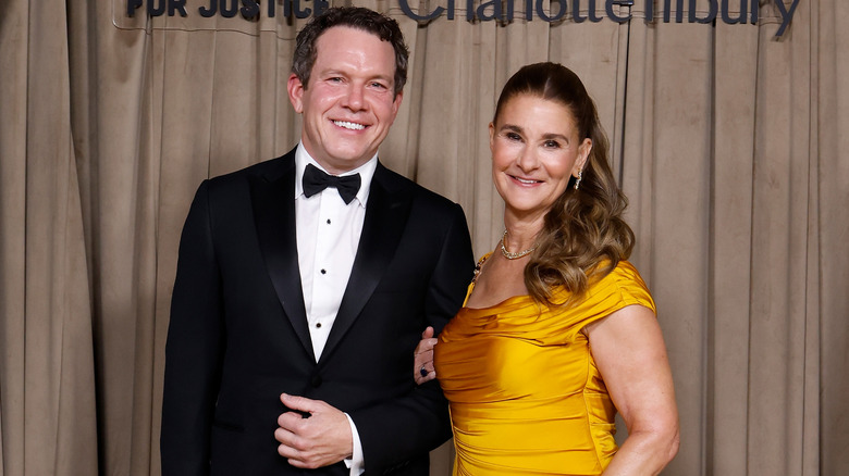 Philip Vaughn  and Melinda Gates smiling together
