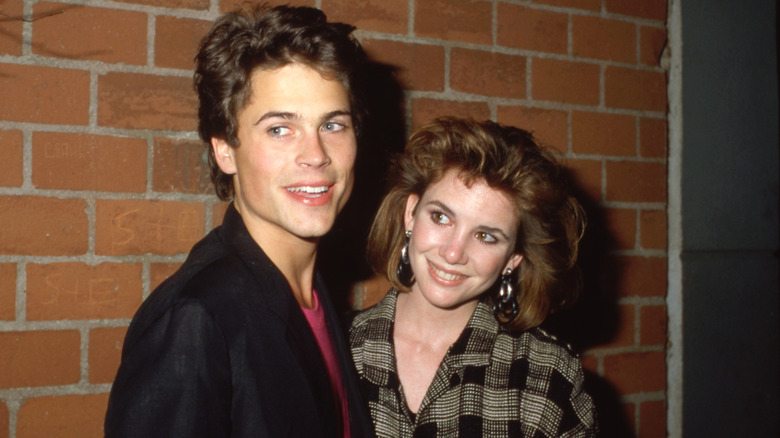 Melissa Gilbert with then-boyfriend Rob Lowe circa 1980's