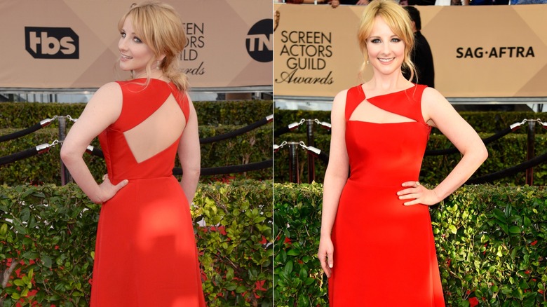 Melissa Rauch attends the 22nd Annual Screen Actors Guild Awards